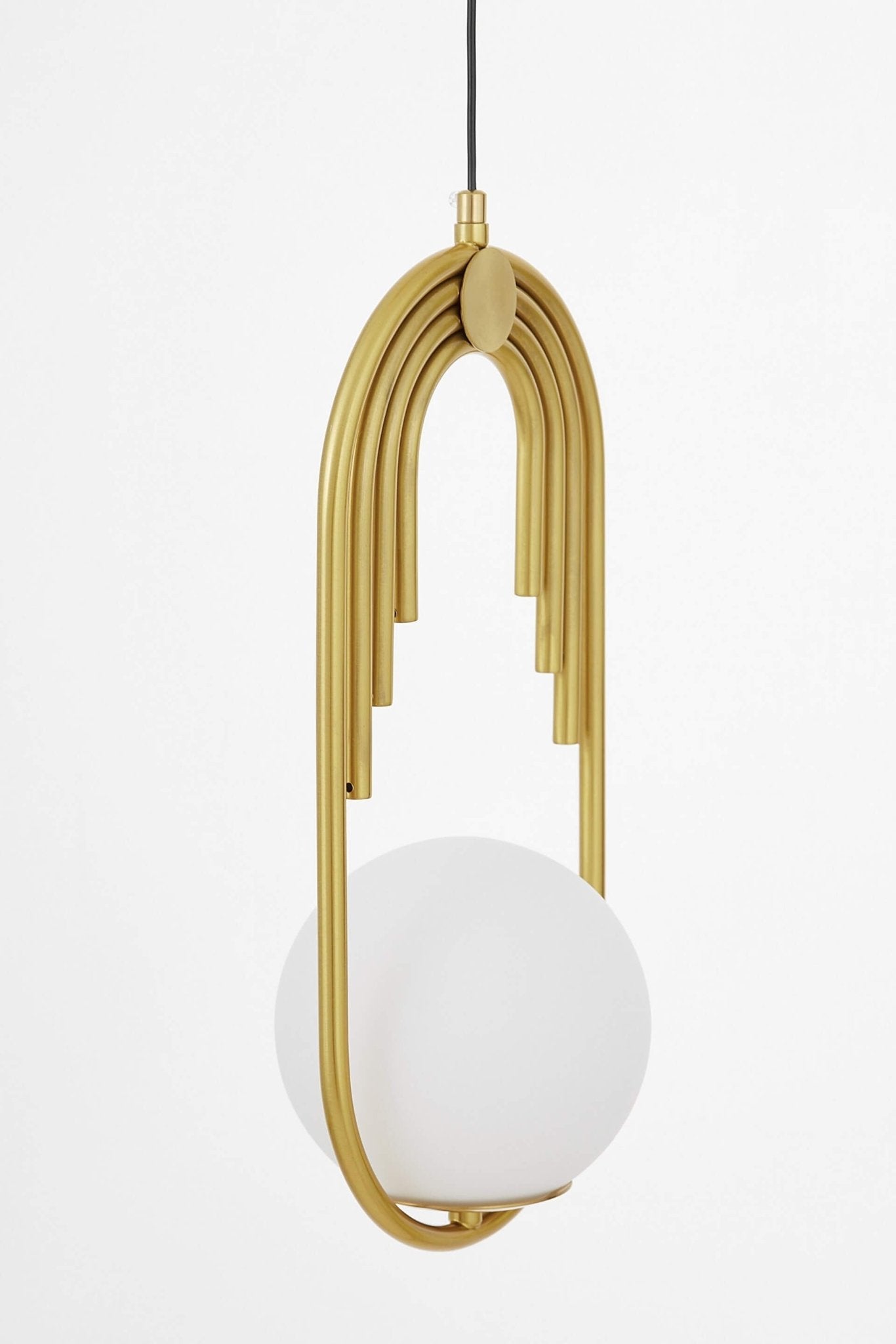 GLAMOUR PENDANT LAMP WHITE ZANETTI D15 - LuminaLux