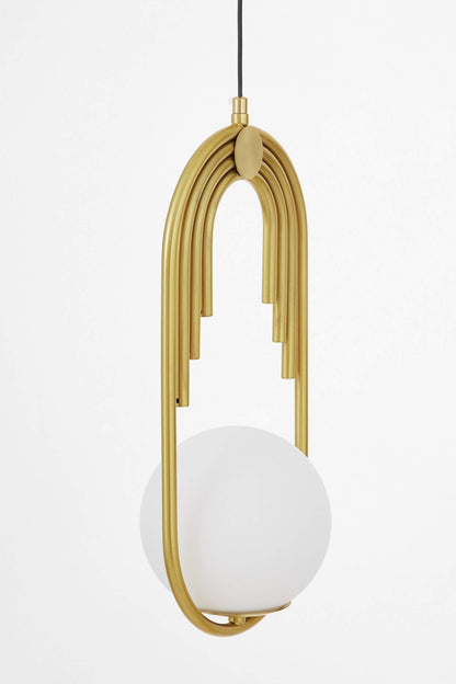 GLAMOUR PENDANT LAMP WHITE ZANETTI D15 - LuminaLux