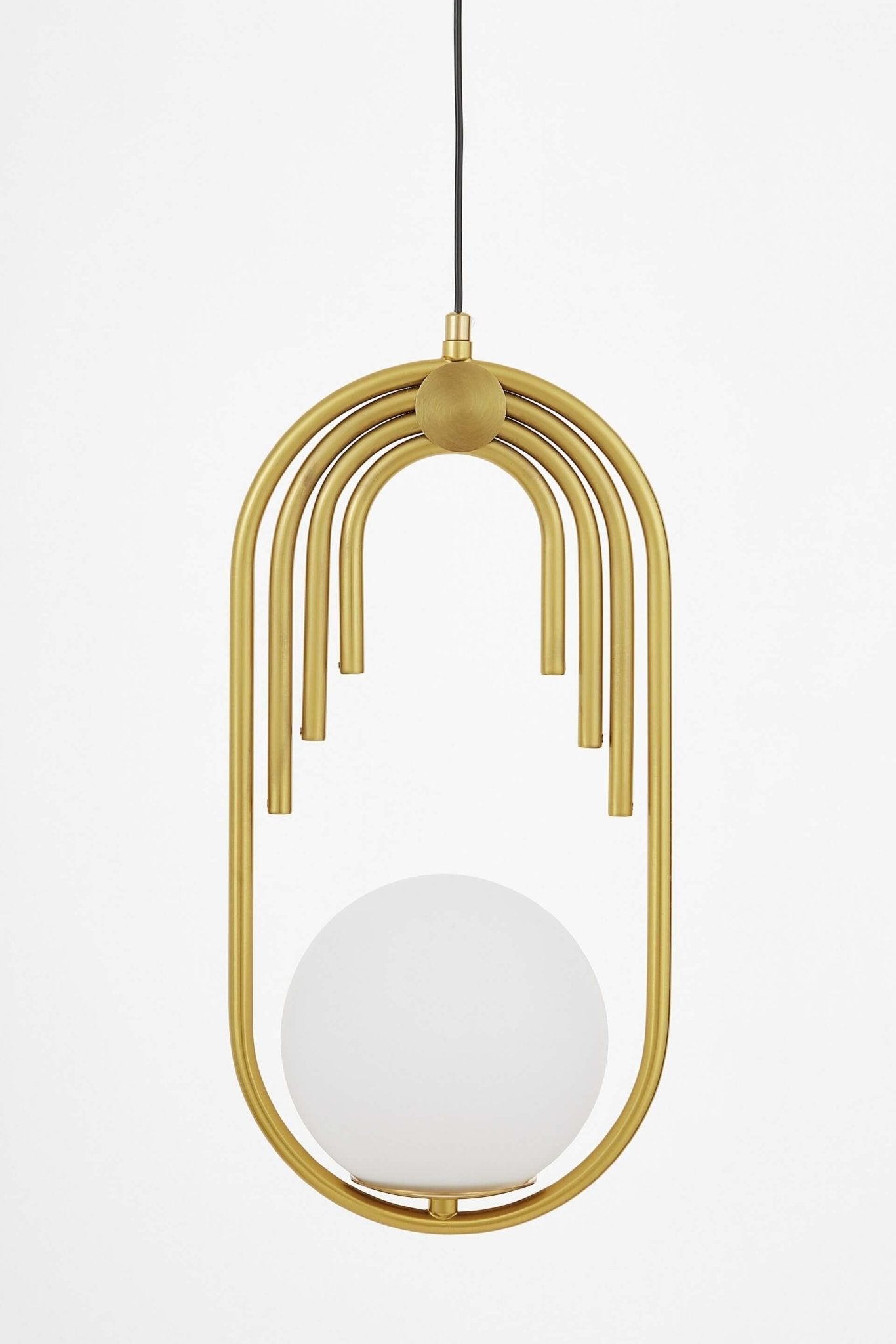 GLAMOUR PENDANT LAMP WHITE ZANETTI D15 - LuminaLux