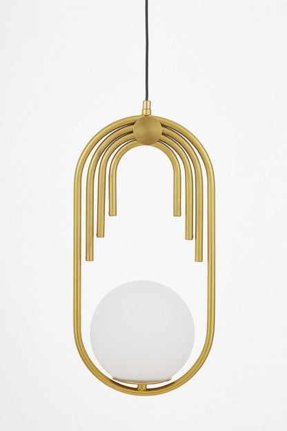 GLAMOUR PENDANT LAMP WHITE ZANETTI D15 - LuminaLux
