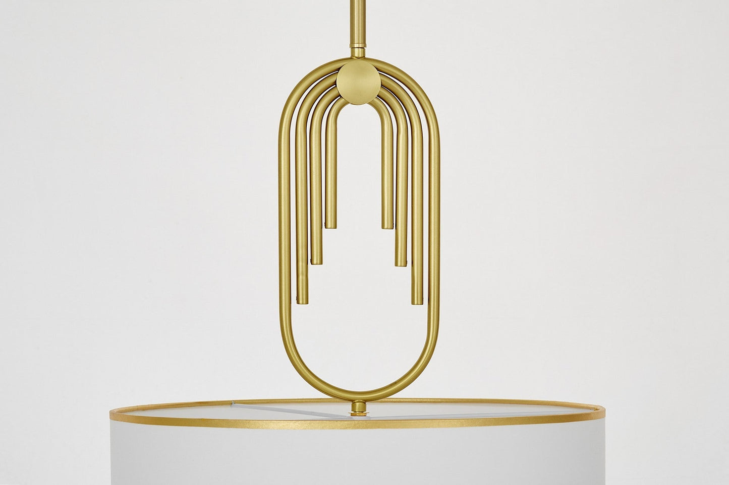 GLAMOUR PENDANT LAMP WHITE ZANETTI TRIO - LuminaLux