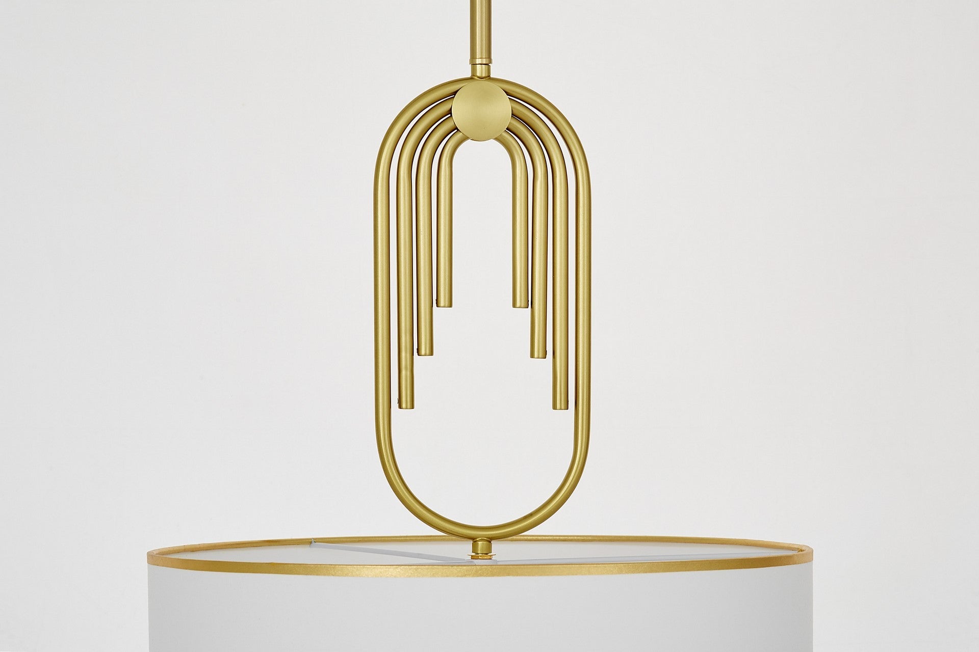 GLAMOUR PENDANT LAMP WHITE ZANETTI TRIO - LuminaLux