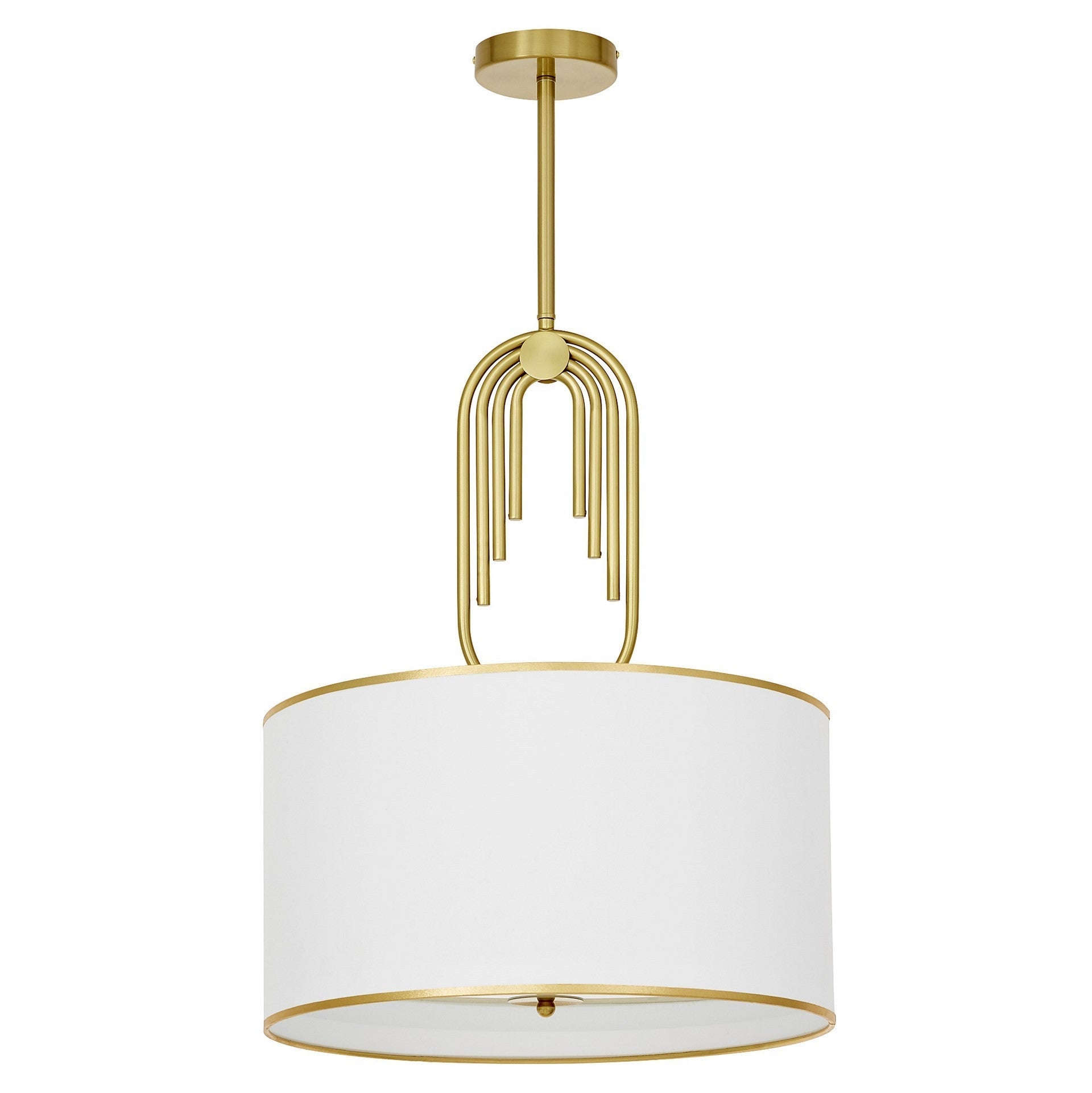GLAMOUR PENDANT LAMP WHITE ZANETTI TRIO - LuminaLux