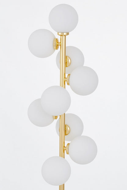 GOLD PETRICA FLOOR STANDING LAMP W9 - LuminaLux