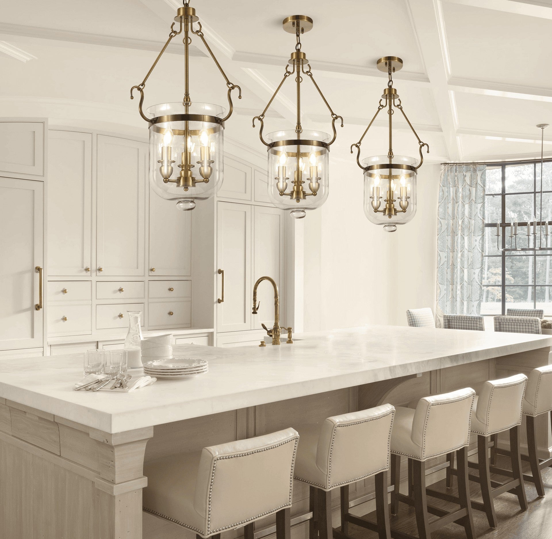 LEO BRASS PENDANT LAMP - LuminaLux