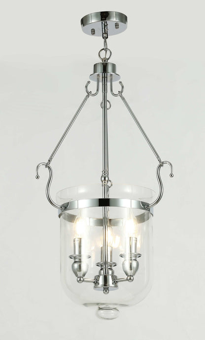 LEO CHROME PENDANT LAMP - LuminaLux