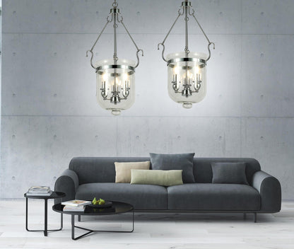 LEO CHROME PENDANT LAMP - LuminaLux