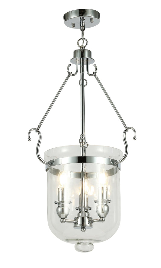 LEO CHROME PENDANT LAMP - LuminaLux