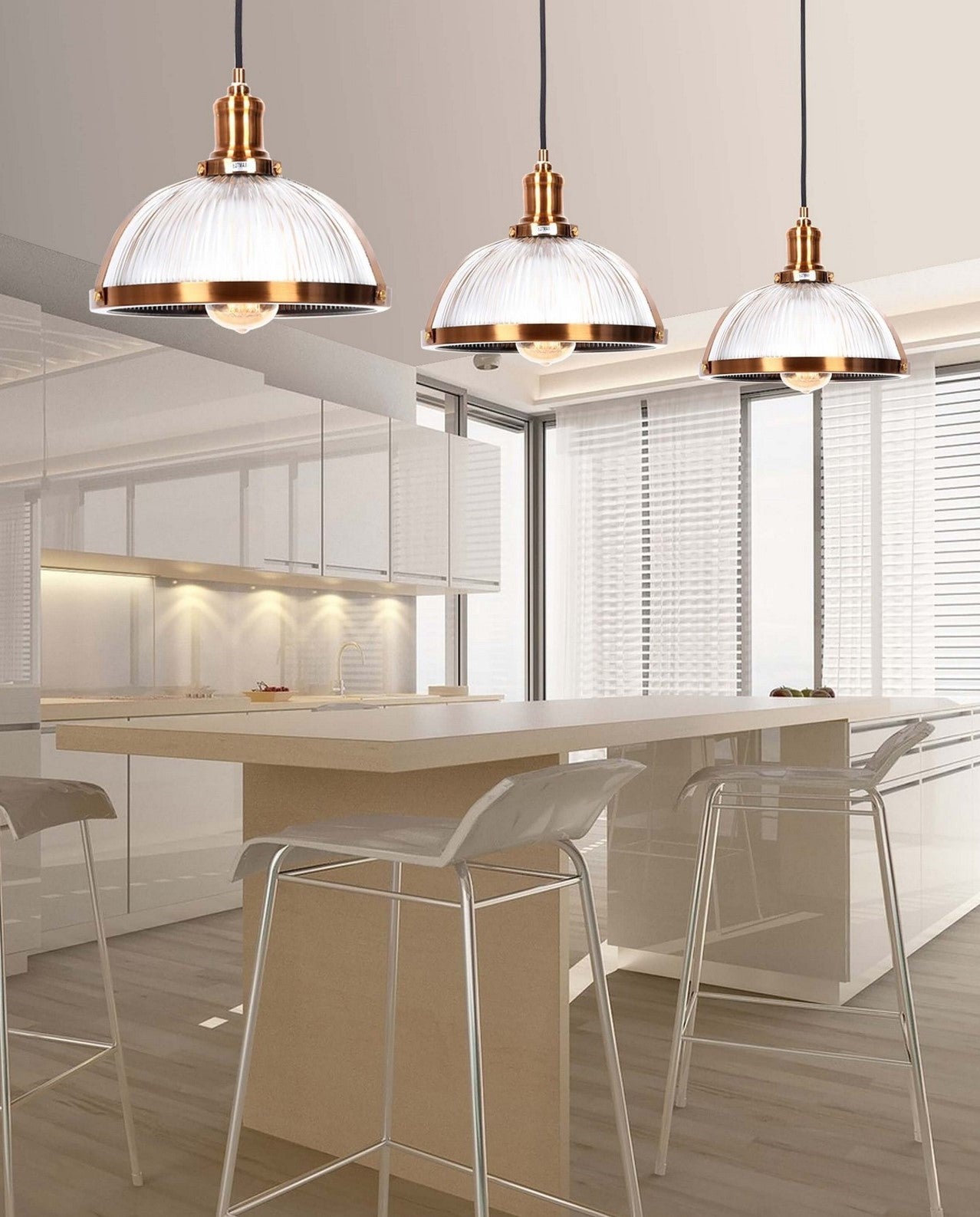 LOFT BRASS BRICO PENDANT LAMP - LuminaLux