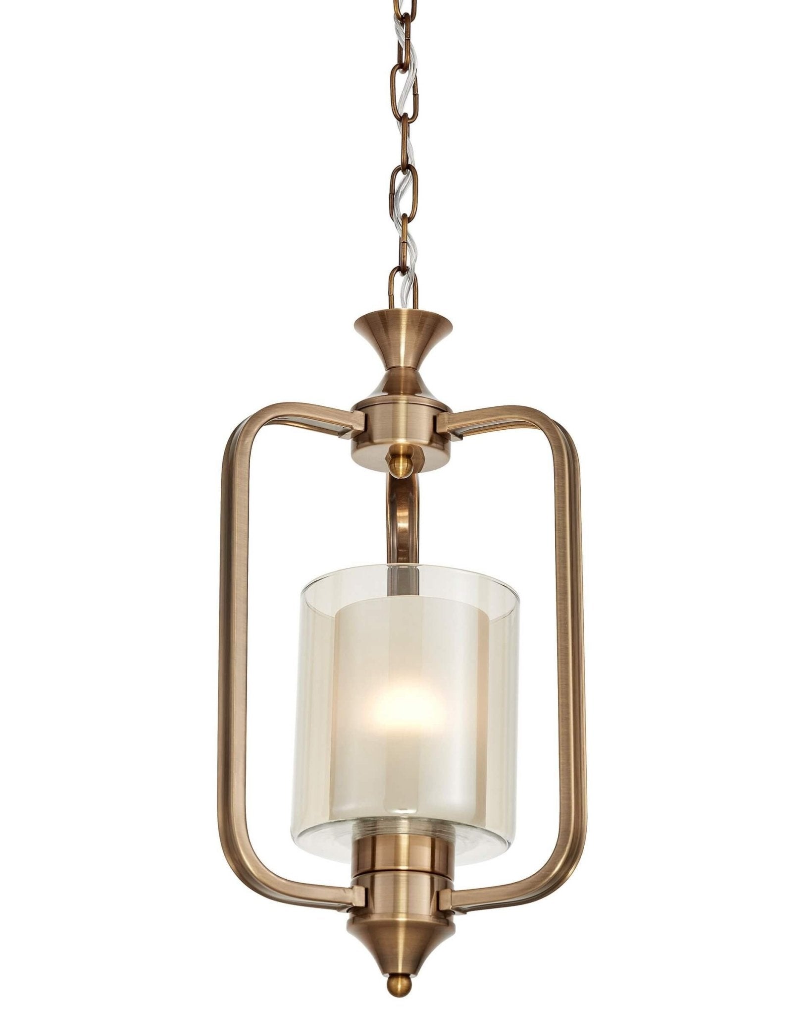 LOFT BRASS PENDANT LAMP ATLANTA W1 - LuminaLux