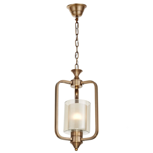 LOFT BRASS PENDANT LAMP ATLANTA W1 - LuminaLux