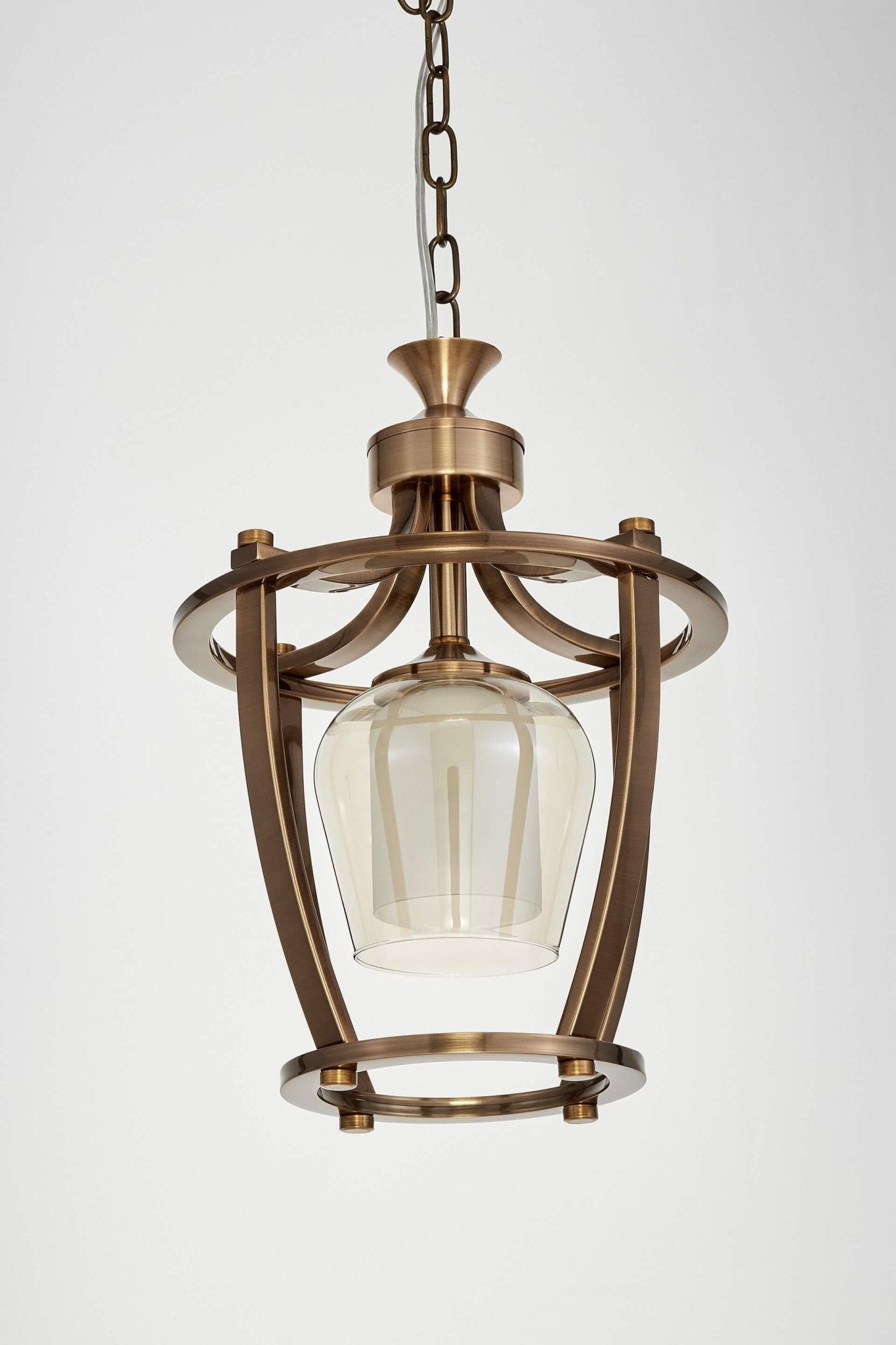 LOFT BRASS PENDANT LAMP BROOKLYN W1 - LuminaLux