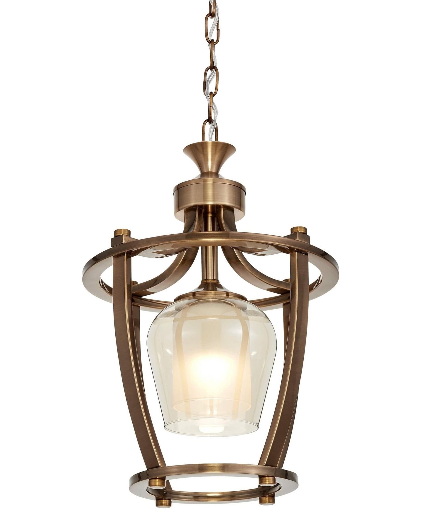LOFT BRASS PENDANT LAMP BROOKLYN W1 - LuminaLux