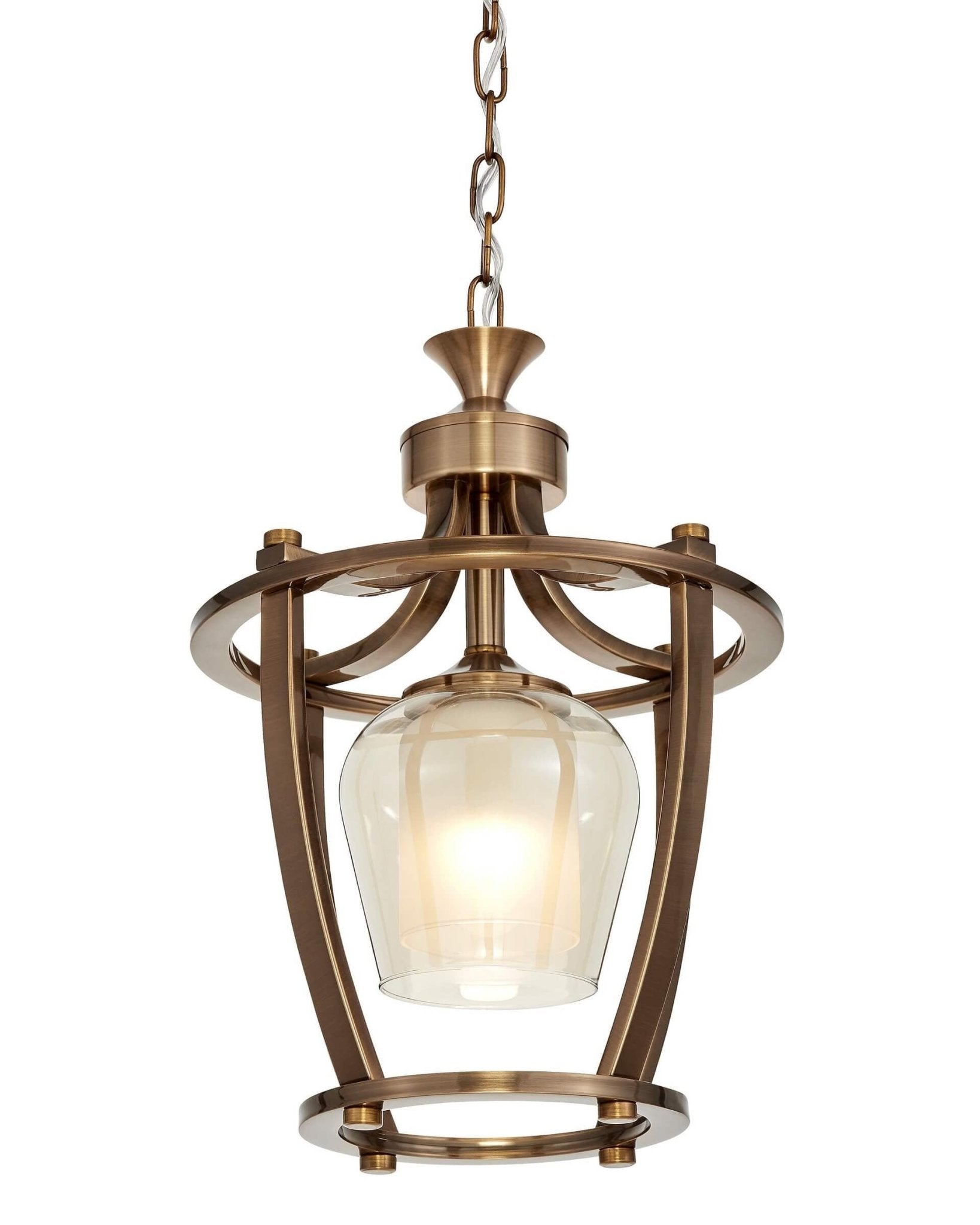 LOFT BRASS PENDANT LAMP BROOKLYN W1 - LuminaLux