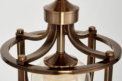 LOFT BRASS PENDANT LAMP BROOKLYN W1 - LuminaLux