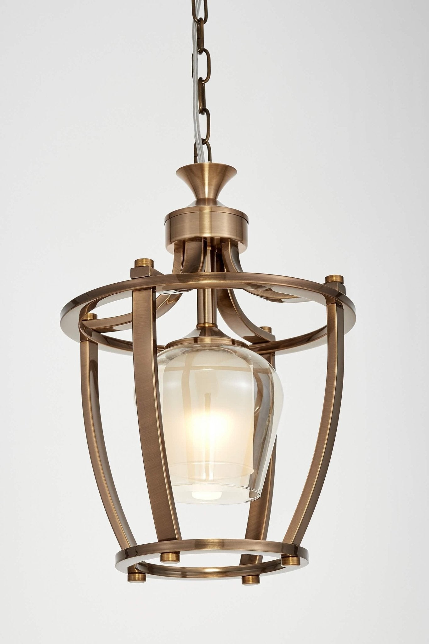 LOFT BRASS PENDANT LAMP BROOKLYN W1 - LuminaLux
