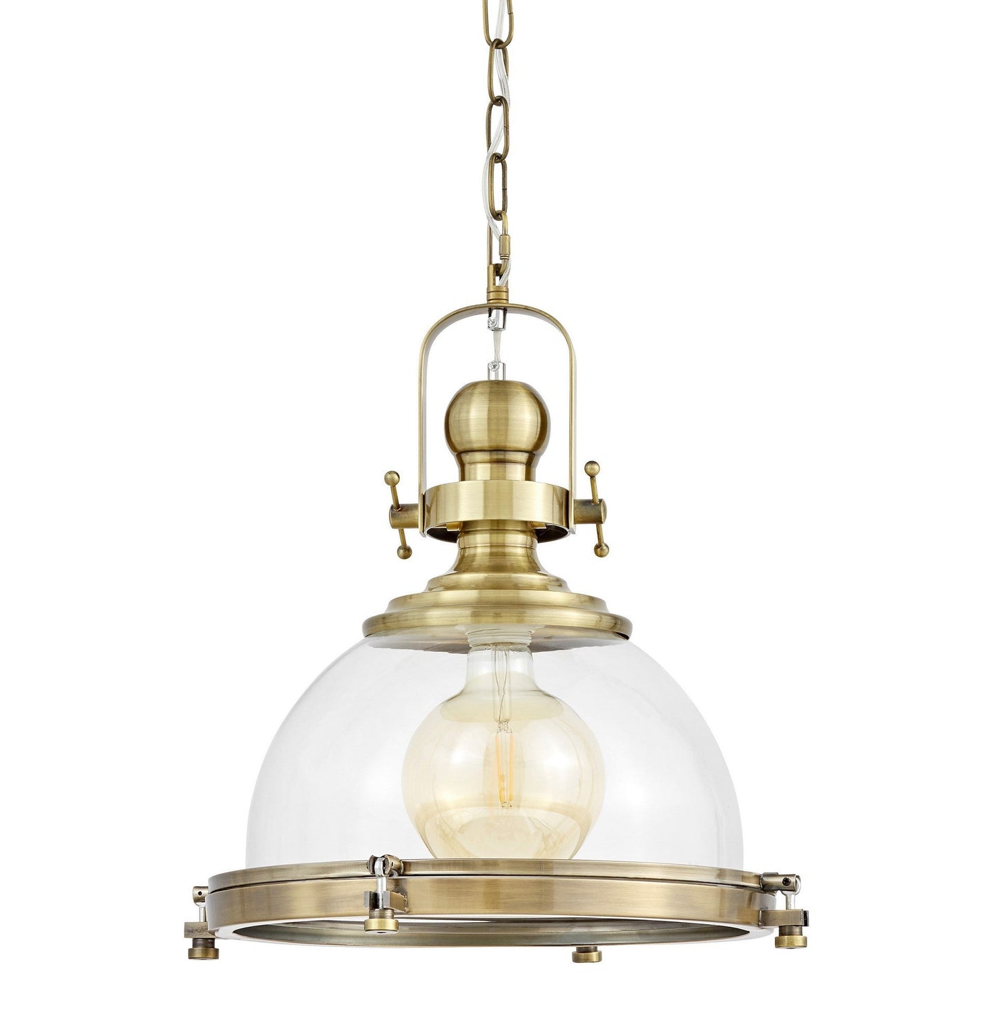 LOFT BRASS PENDANT LAMP FALCO - LuminaLux