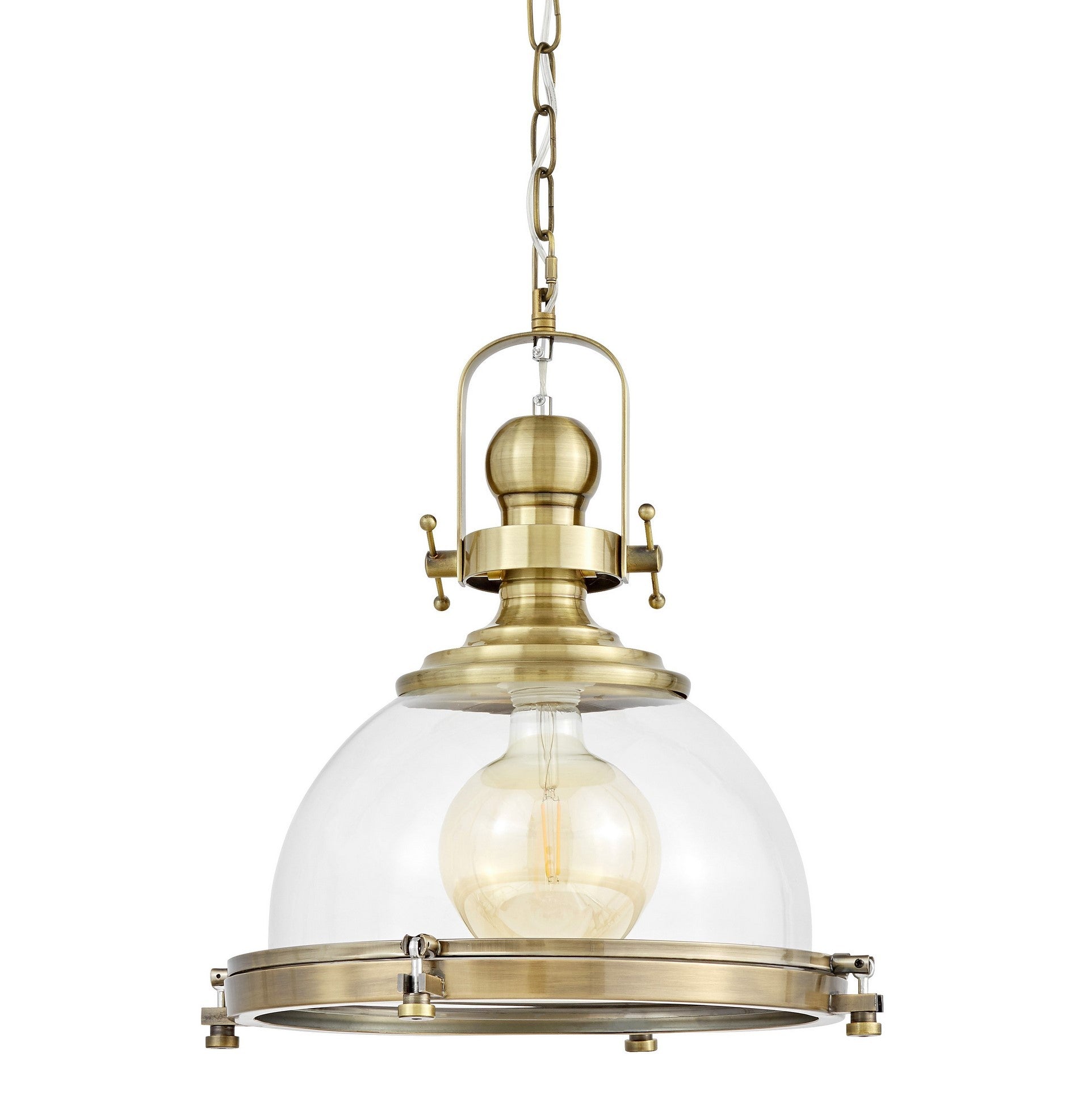 LOFT BRASS PENDANT LAMP FALCO - LuminaLux