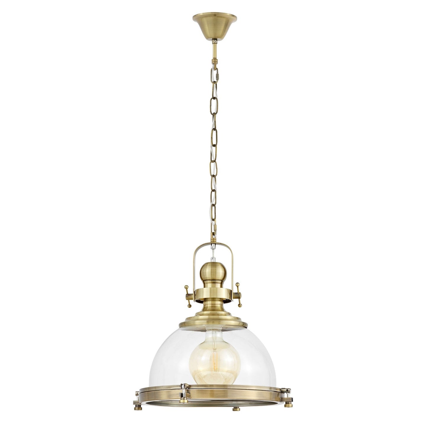 LOFT BRASS PENDANT LAMP FALCO - LuminaLux