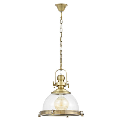 LOFT BRASS PENDANT LAMP FALCO - LuminaLux