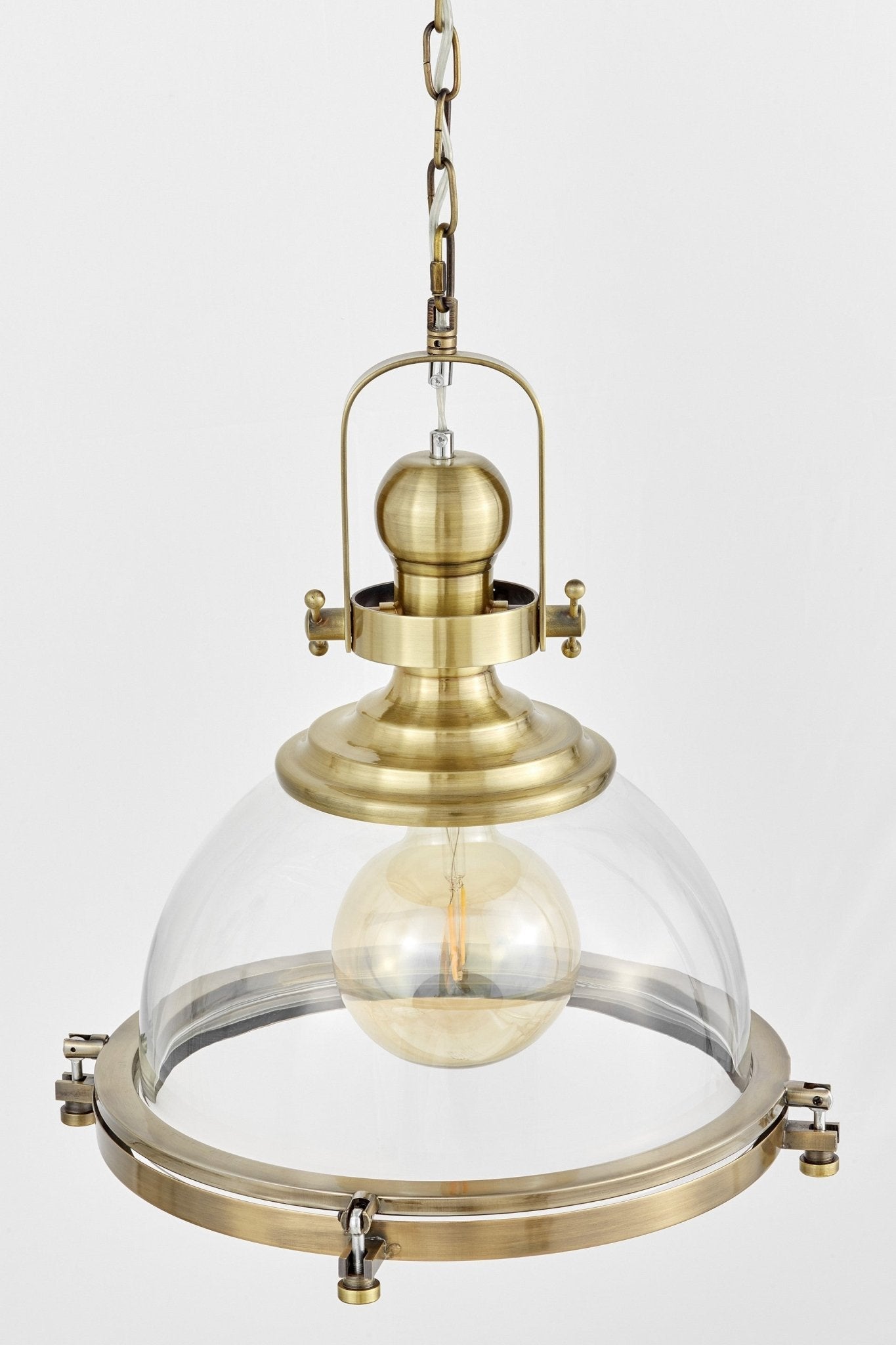 LOFT BRASS PENDANT LAMP FALCO - LuminaLux