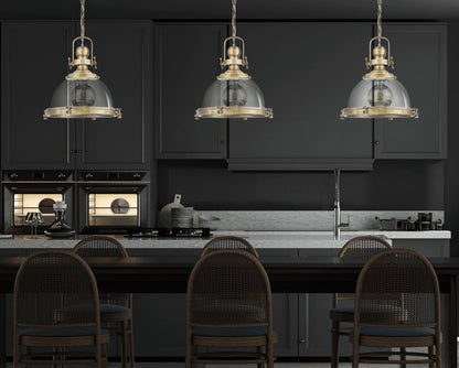 LOFT BRASS PENDANT LAMP FALCO - LuminaLux