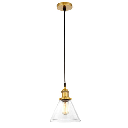 LOFT BRASS PENDANT LAMP NUBI W1 - LuminaLux