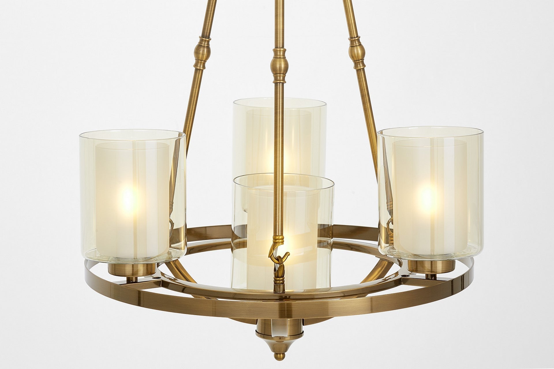 LOFT BRASS PENDANT LAMP SANTINI W4 - LuminaLux