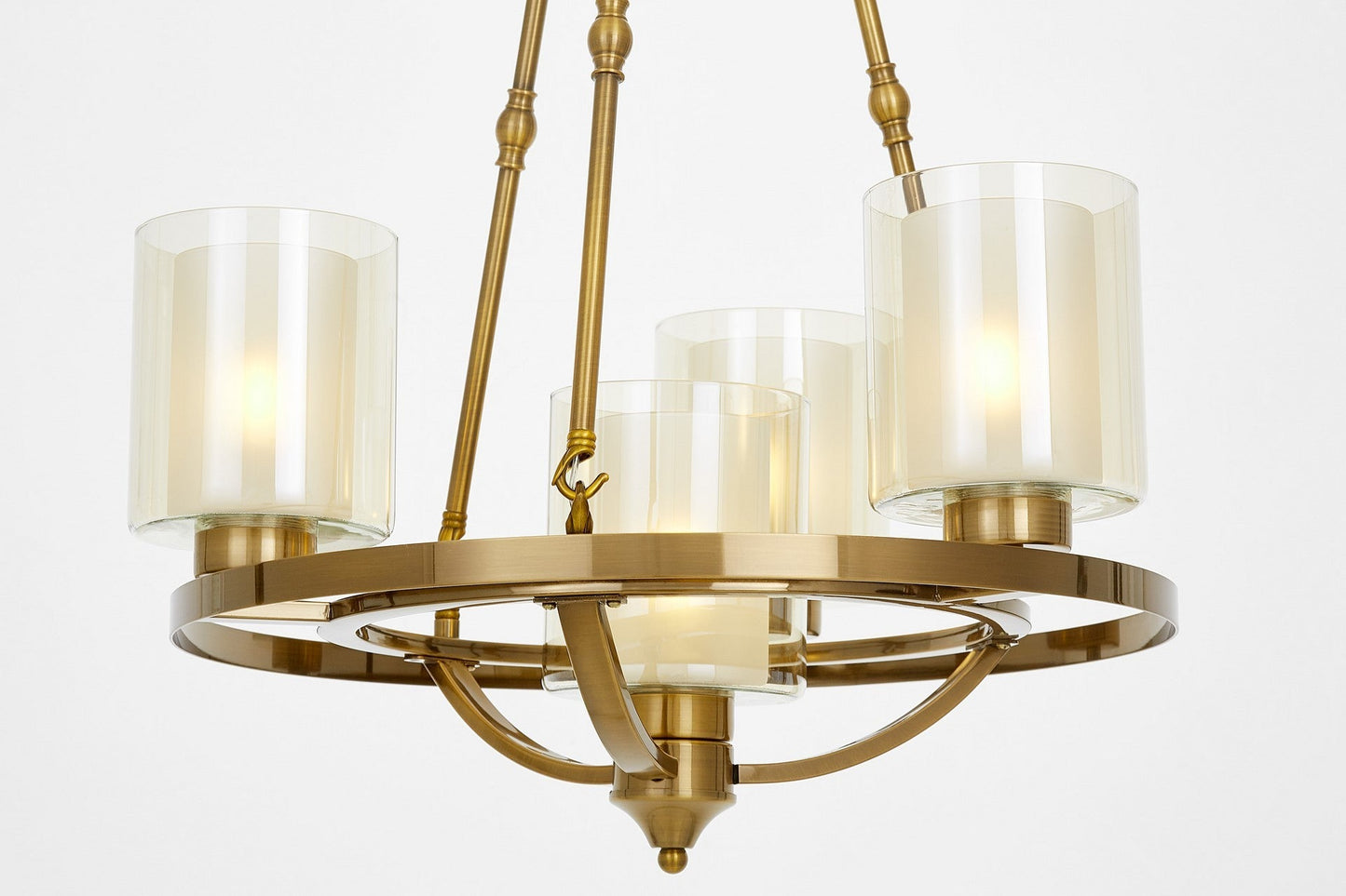LOFT BRASS PENDANT LAMP SANTINI W4 - LuminaLux