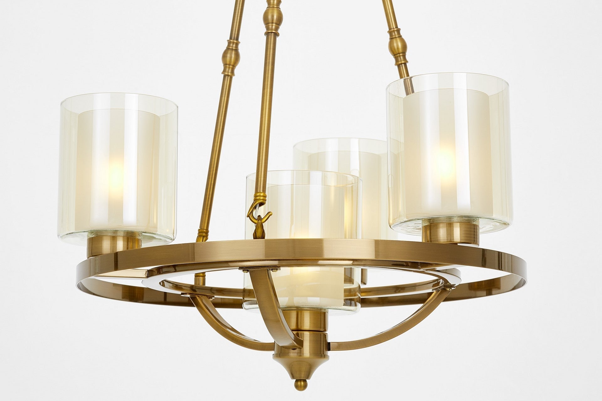 LOFT BRASS PENDANT LAMP SANTINI W4 - LuminaLux