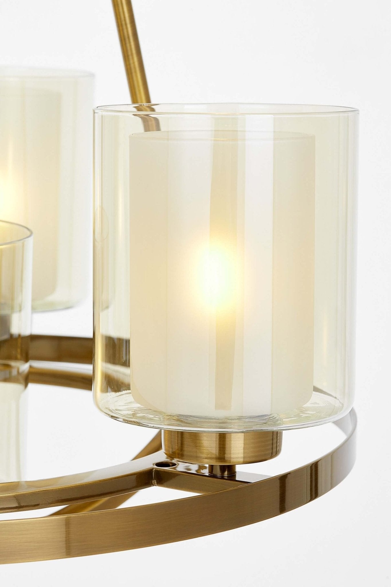 LOFT BRASS PENDANT LAMP SANTINI W4 - LuminaLux