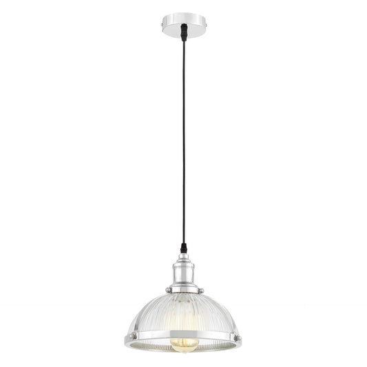 LOFT CHROME BRICO PENDANT LAMP - LuminaLux