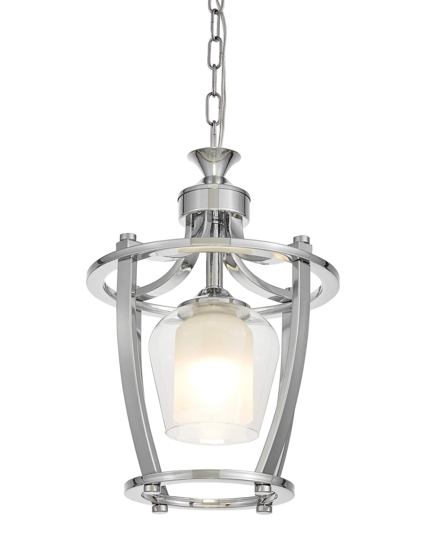 LOFT CHROME PENDANT LAMP BROOKLYN W1 - LuminaLux