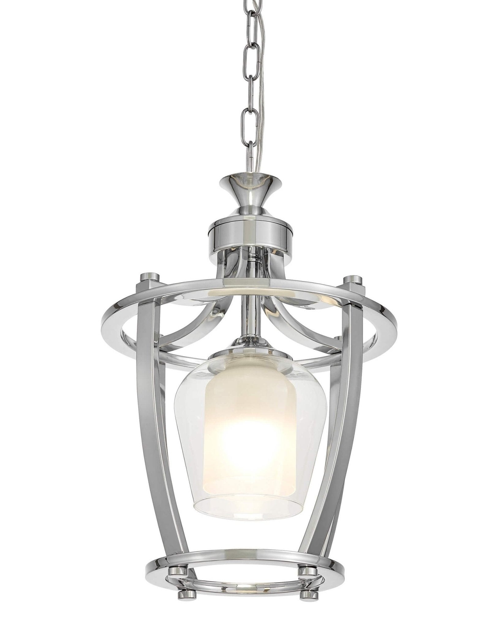 LOFT CHROME PENDANT LAMP BROOKLYN W1 - LuminaLux