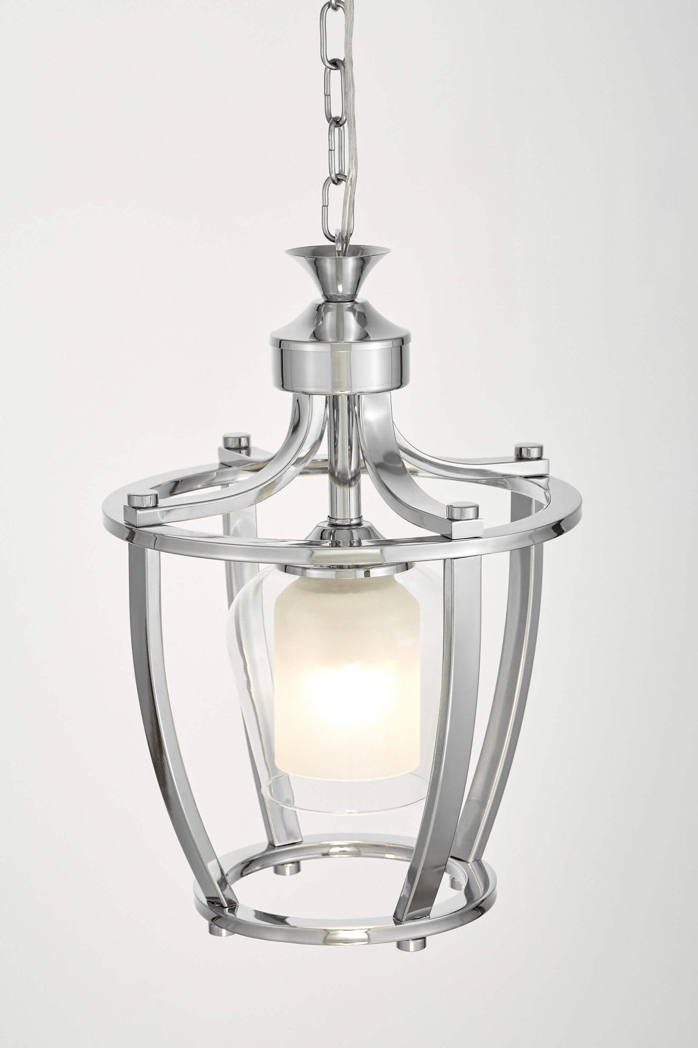 LOFT CHROME PENDANT LAMP BROOKLYN W1 - LuminaLux