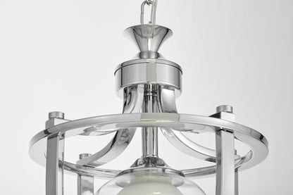 LOFT CHROME PENDANT LAMP BROOKLYN W1 - LuminaLux