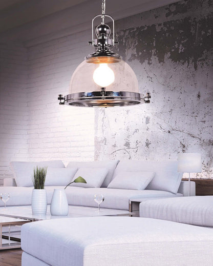 LOFT CHROME PENDANT LAMP FALCO - LuminaLux
