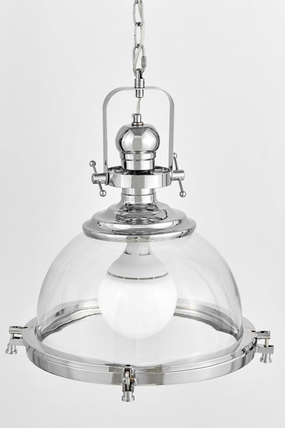 LOFT CHROME PENDANT LAMP FALCO - LuminaLux