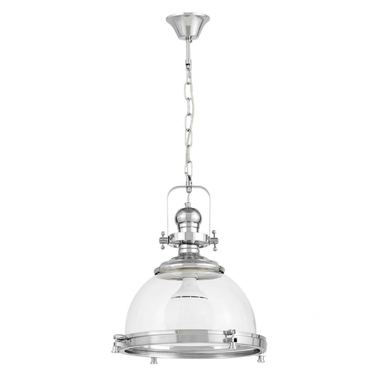 LOFT CHROME PENDANT LAMP FALCO - LuminaLux