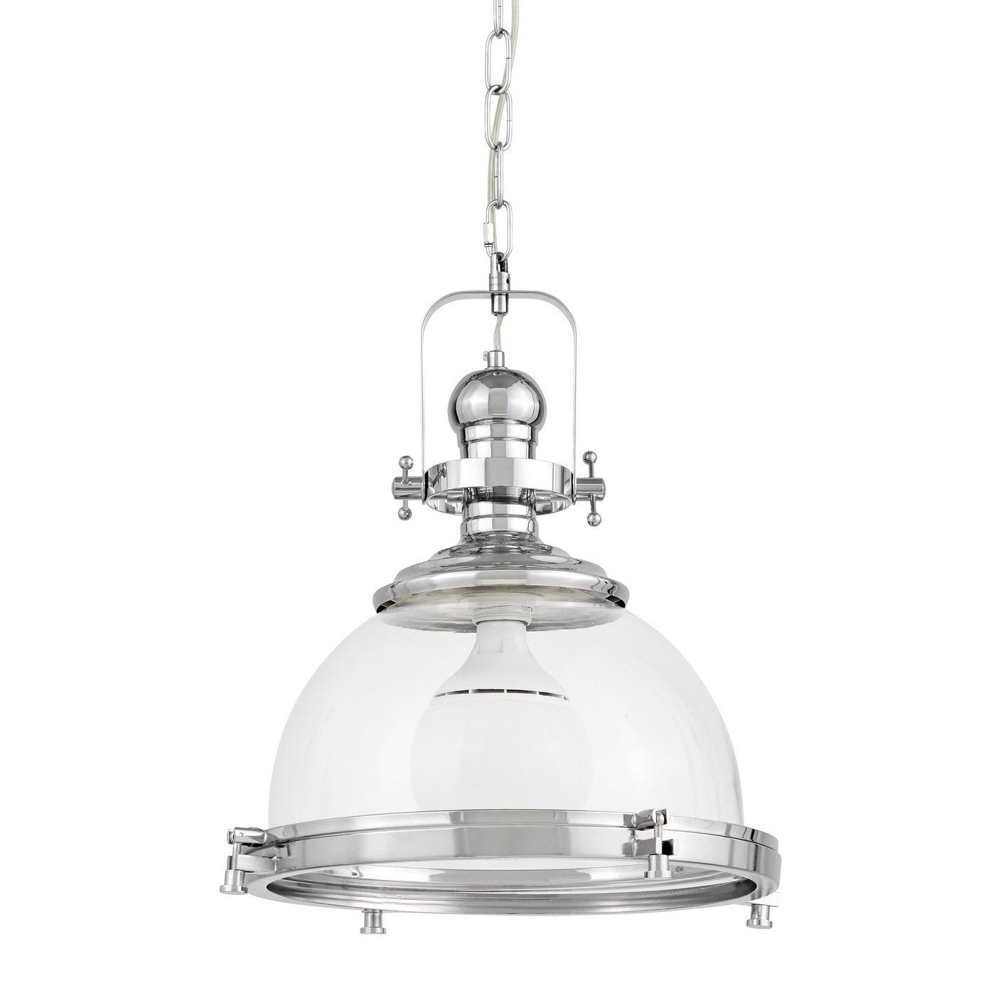 LOFT CHROME PENDANT LAMP FALCO - LuminaLux