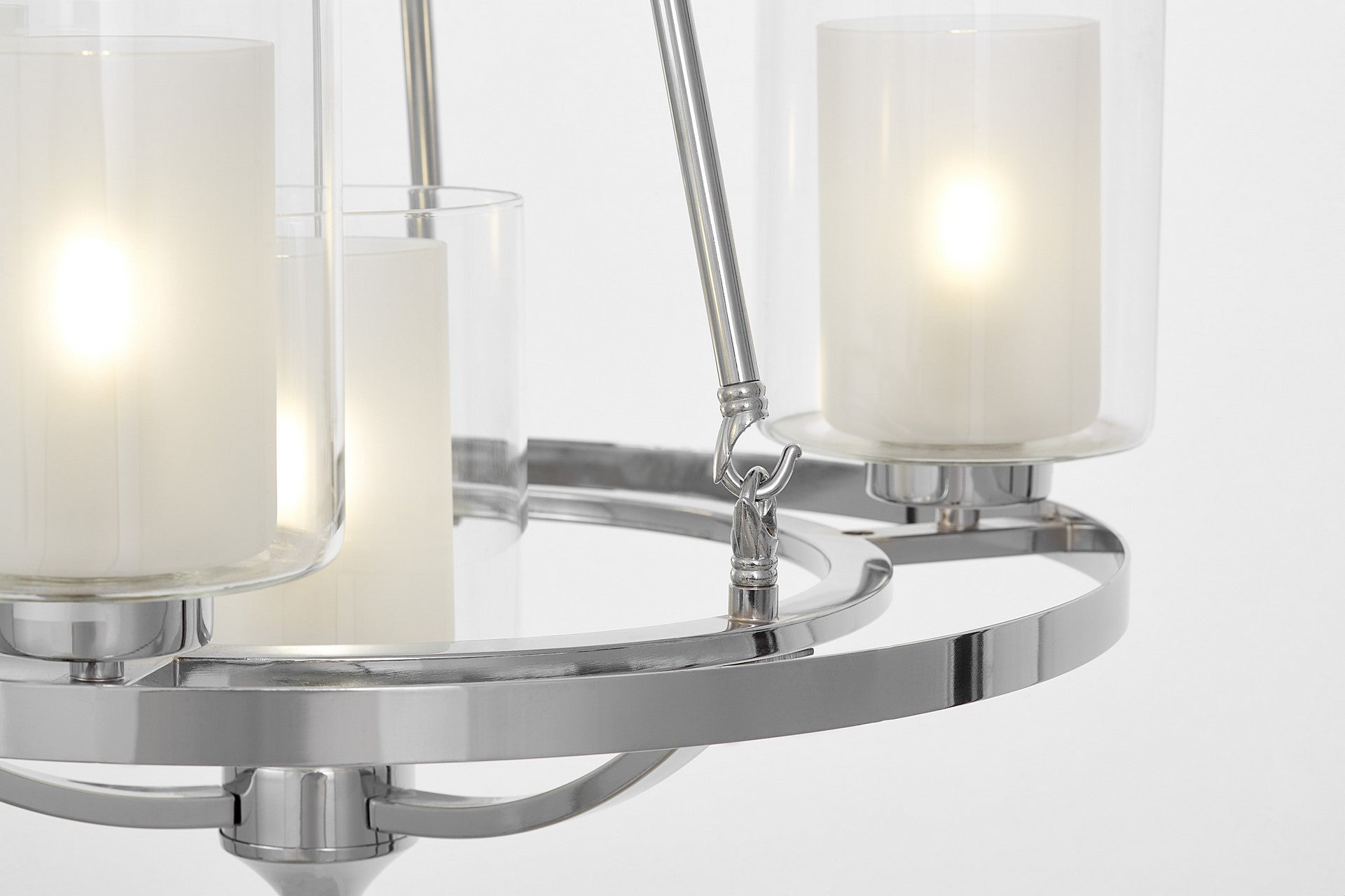 LOFT CHROME PENDANT LAMP SANTINI W4 - LuminaLux