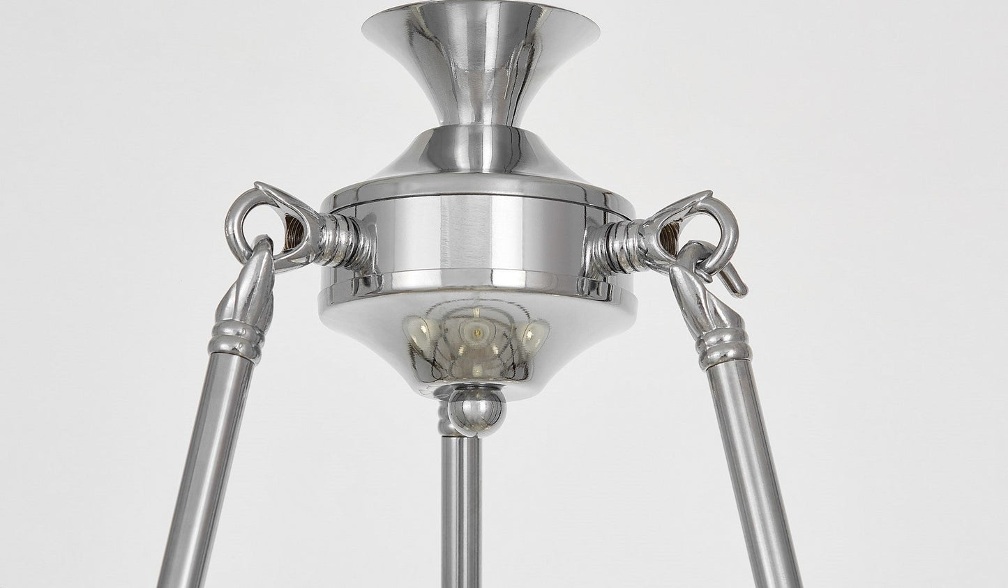 LOFT CHROME PENDANT LAMP SANTINI W4 - LuminaLux