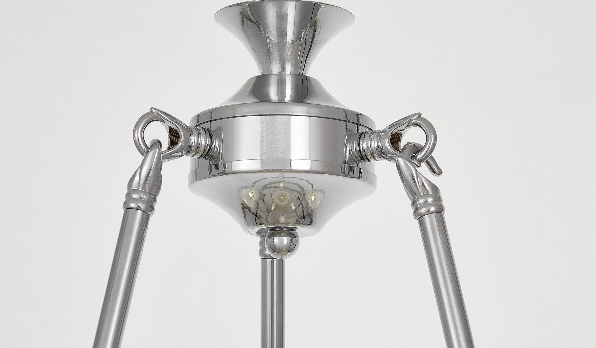 LOFT CHROME PENDANT LAMP SANTINI W4 - LuminaLux