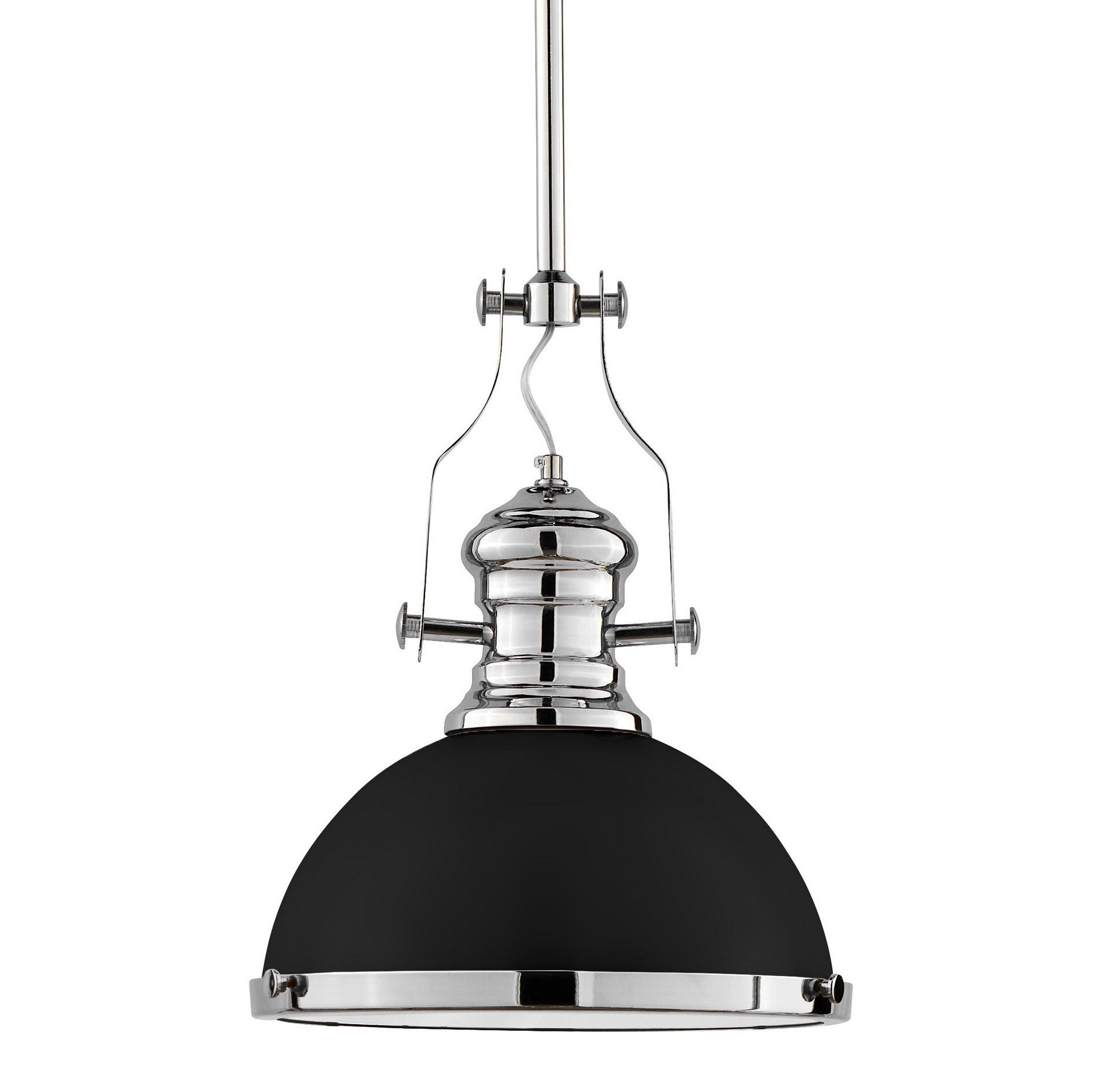 LOFT INDUSTRIAL PENDANT LAMP BLACK ETTORE - LuminaLux