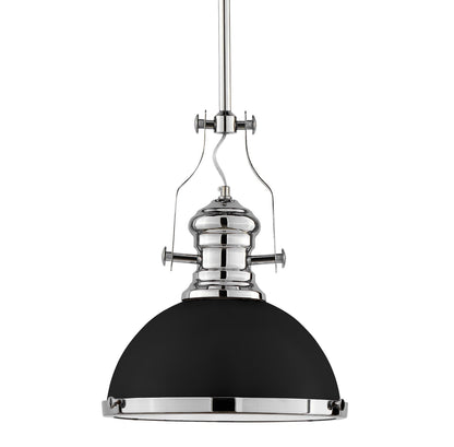 LOFT INDUSTRIAL PENDANT LAMP BLACK ETTORE - LuminaLux