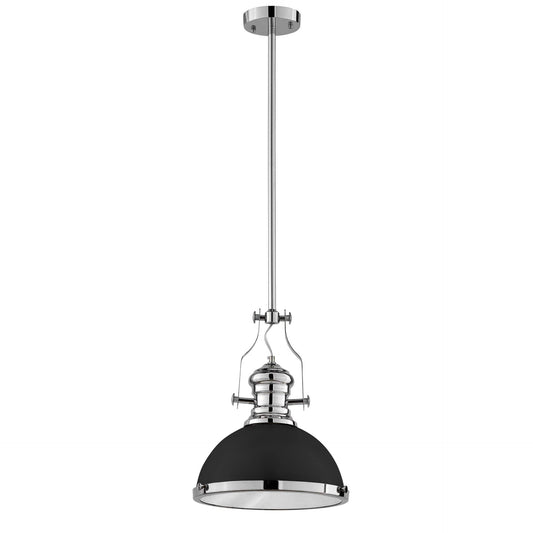 LOFT INDUSTRIAL PENDANT LAMP BLACK ETTORE - LuminaLux