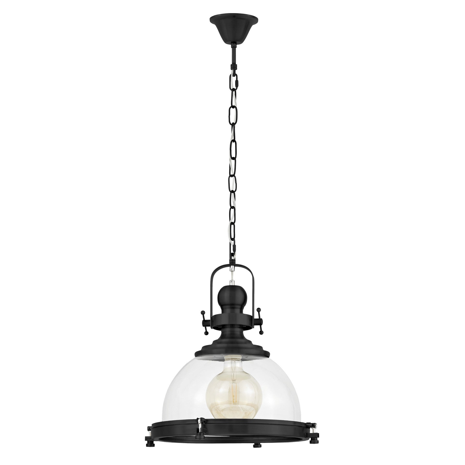LOFT PENDANT LAMP BLACK FALCO - LuminaLux