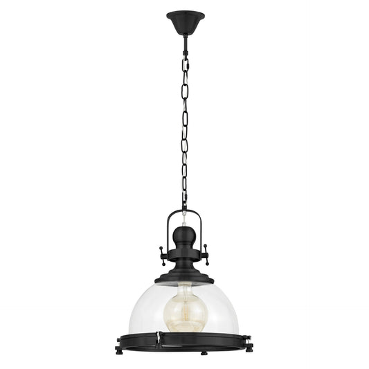 LOFT PENDANT LAMP BLACK FALCO - LuminaLux