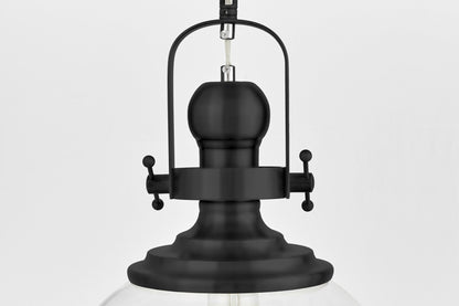LOFT PENDANT LAMP BLACK FALCO - LuminaLux