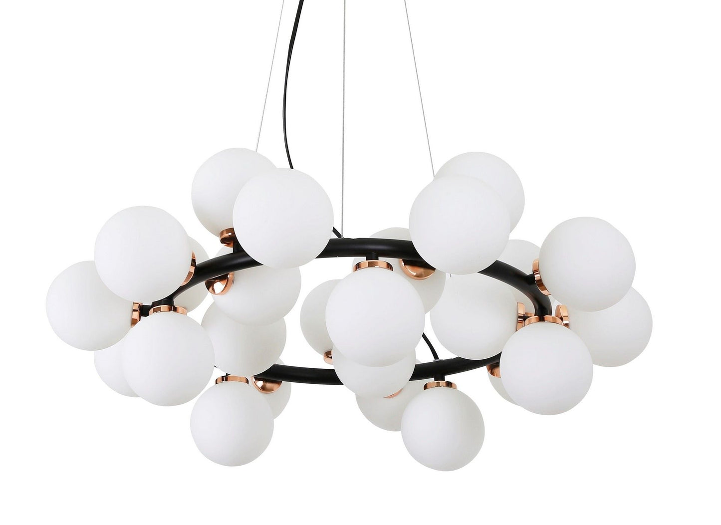 MODERN BLACK AND GOLD MARSIAD PENDANT LAMP W25 - LuminaLux